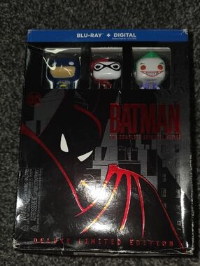 Batman Blu-ray Collector Set with Black, Red, Blue, White, Green Accents